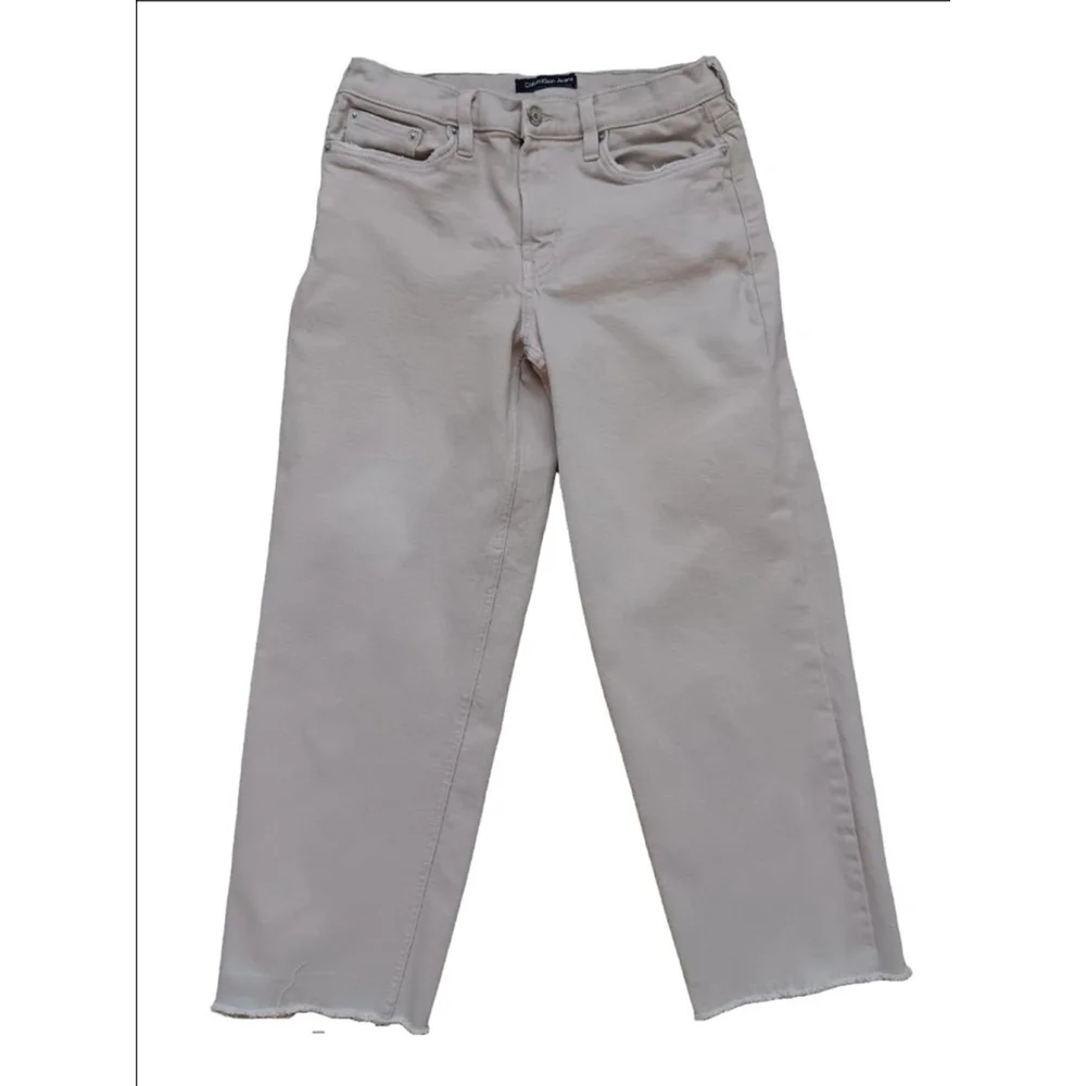 Women's Calvin Klein Beige Jeans Size 26